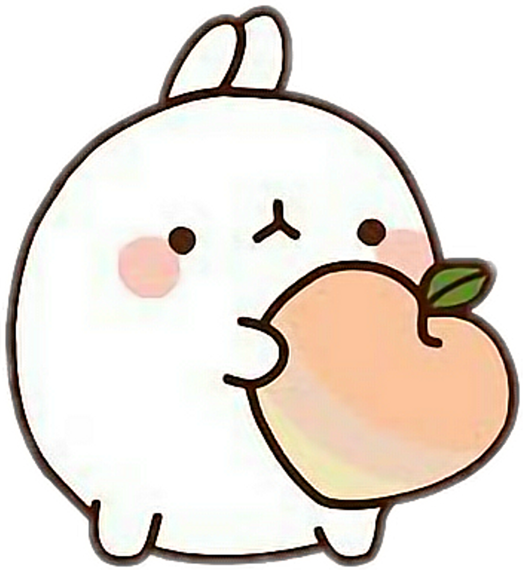 Download Cute Peach Sticker Kawaii Stickers Transparent ...