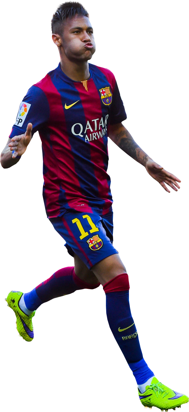 Neymar Football Render - Neymar Cut Out Clipart - Large Size Png Image ...