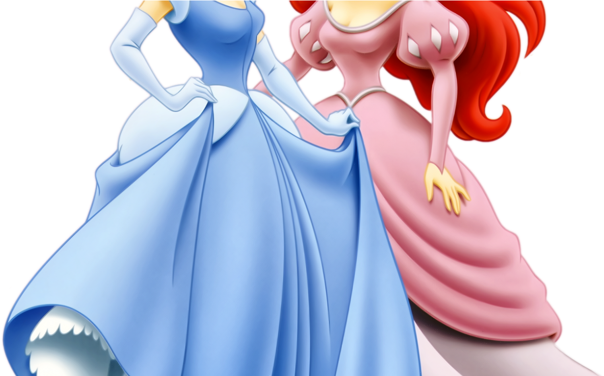 Download Disney Princess Ariel And Cinderella Clipart Png Download - PikPng