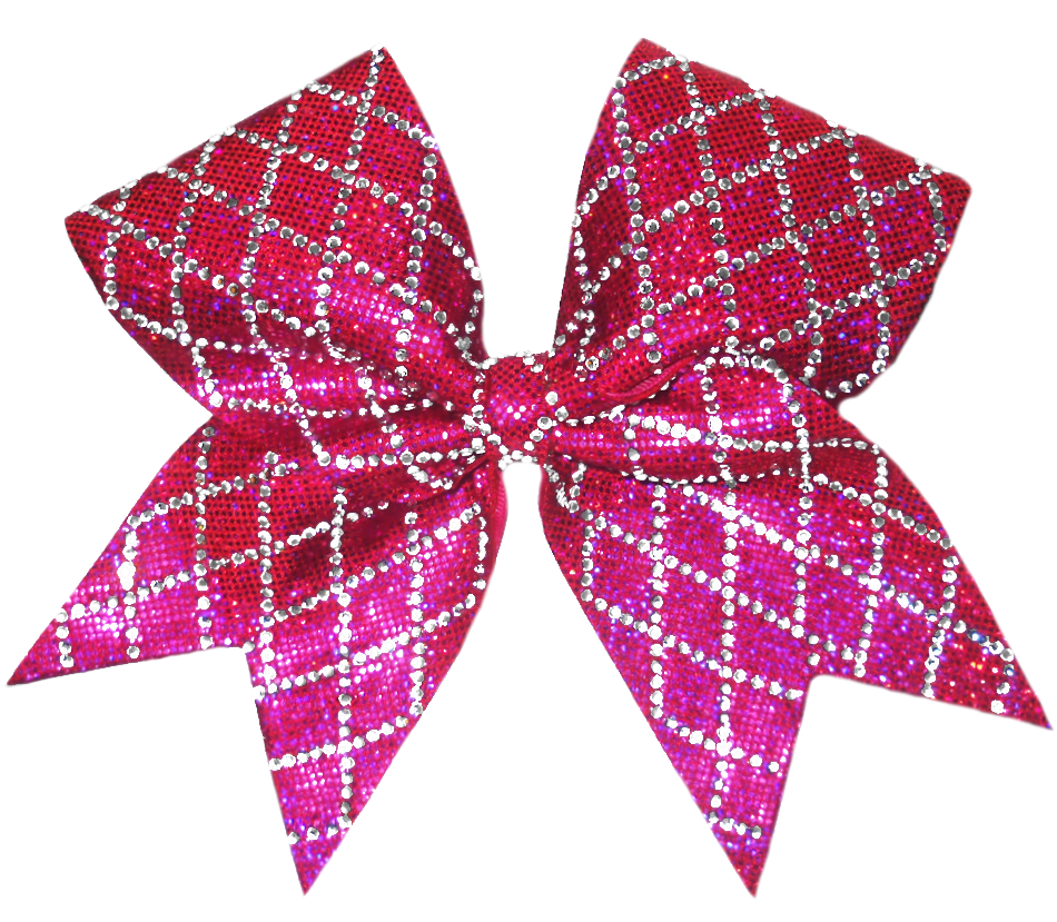 Pink Diamond Cheer Bow - Pink Cheer Bow Png Clipart - Large Size Png ...