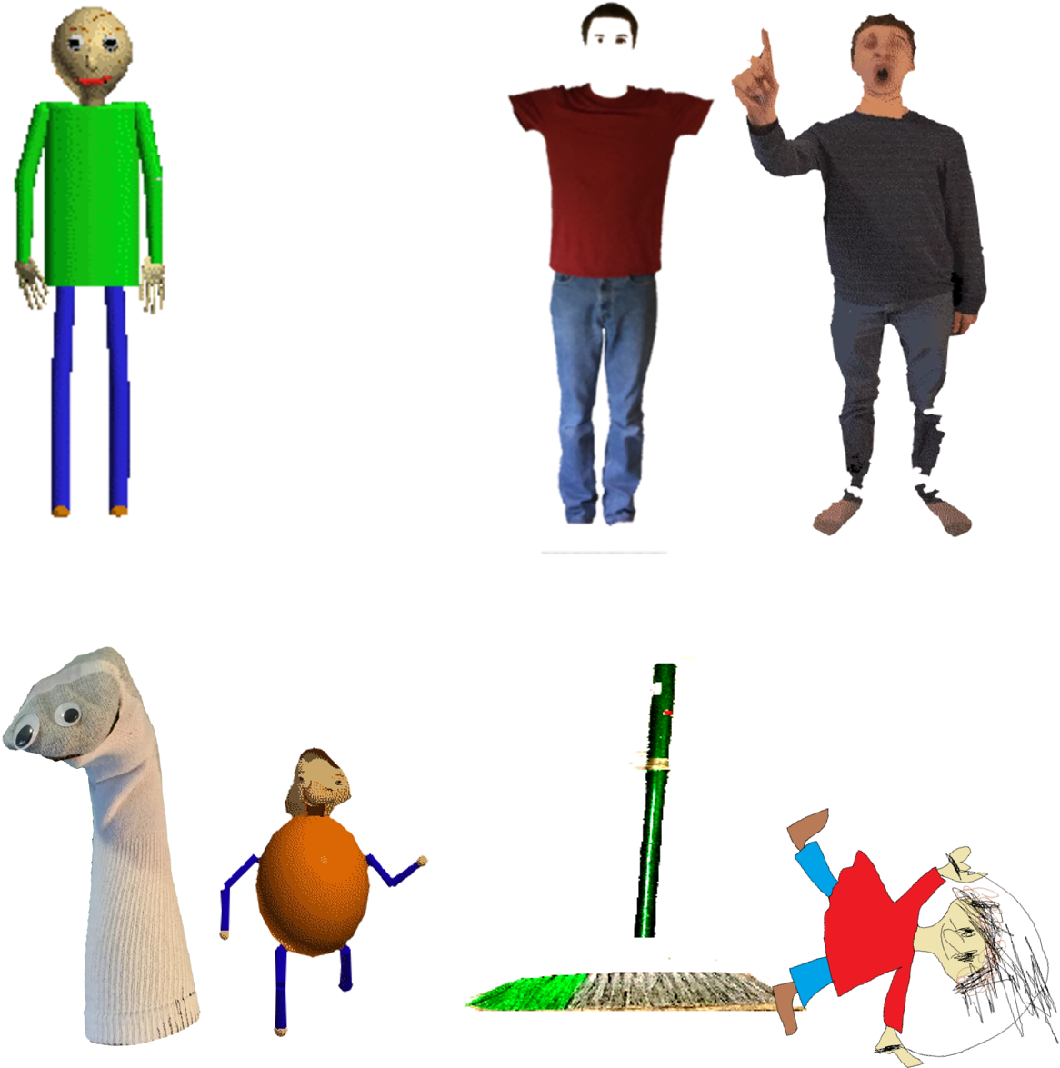 Baldis Basics Baldi Png Download Baldis Basics Principal Of The Thing Clipart Large Size 