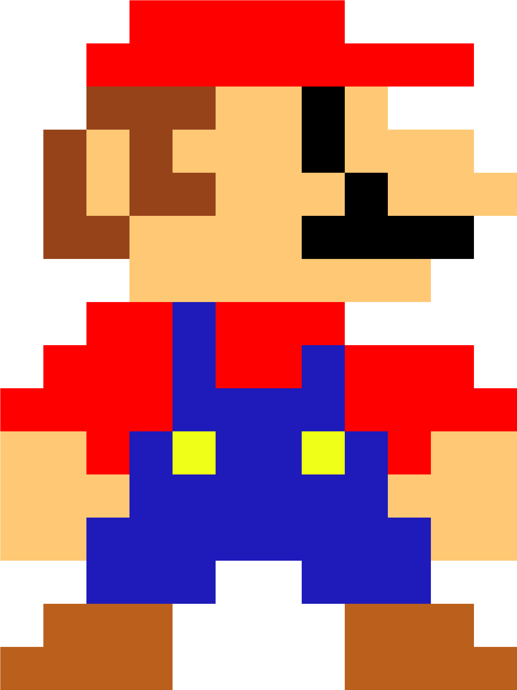 8 Bit Mario Clipart Large Size Png Image Pikpng - vrogue.co