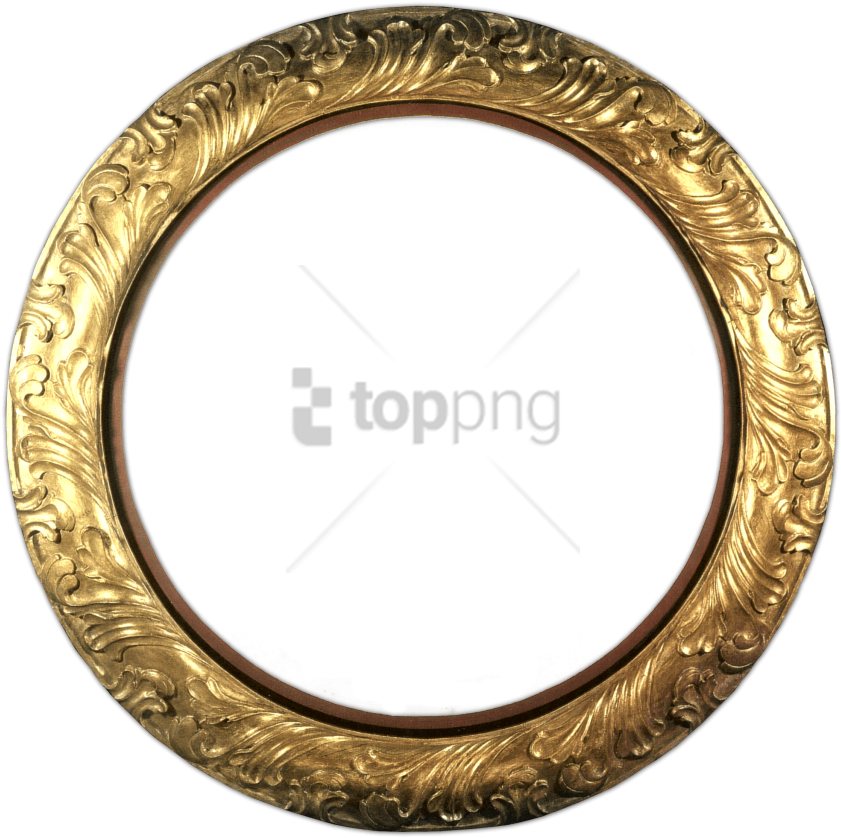 Download Free Png Gold Circle Frame Png Png Image With Transparent