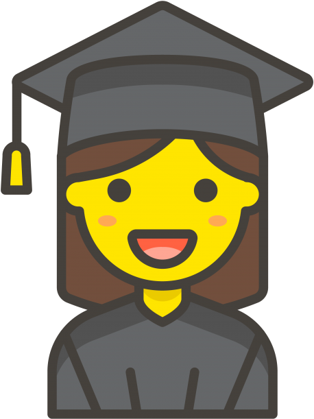 Student Emoji Woman Judge Vector Clipart Large Size Png Image Pikpng