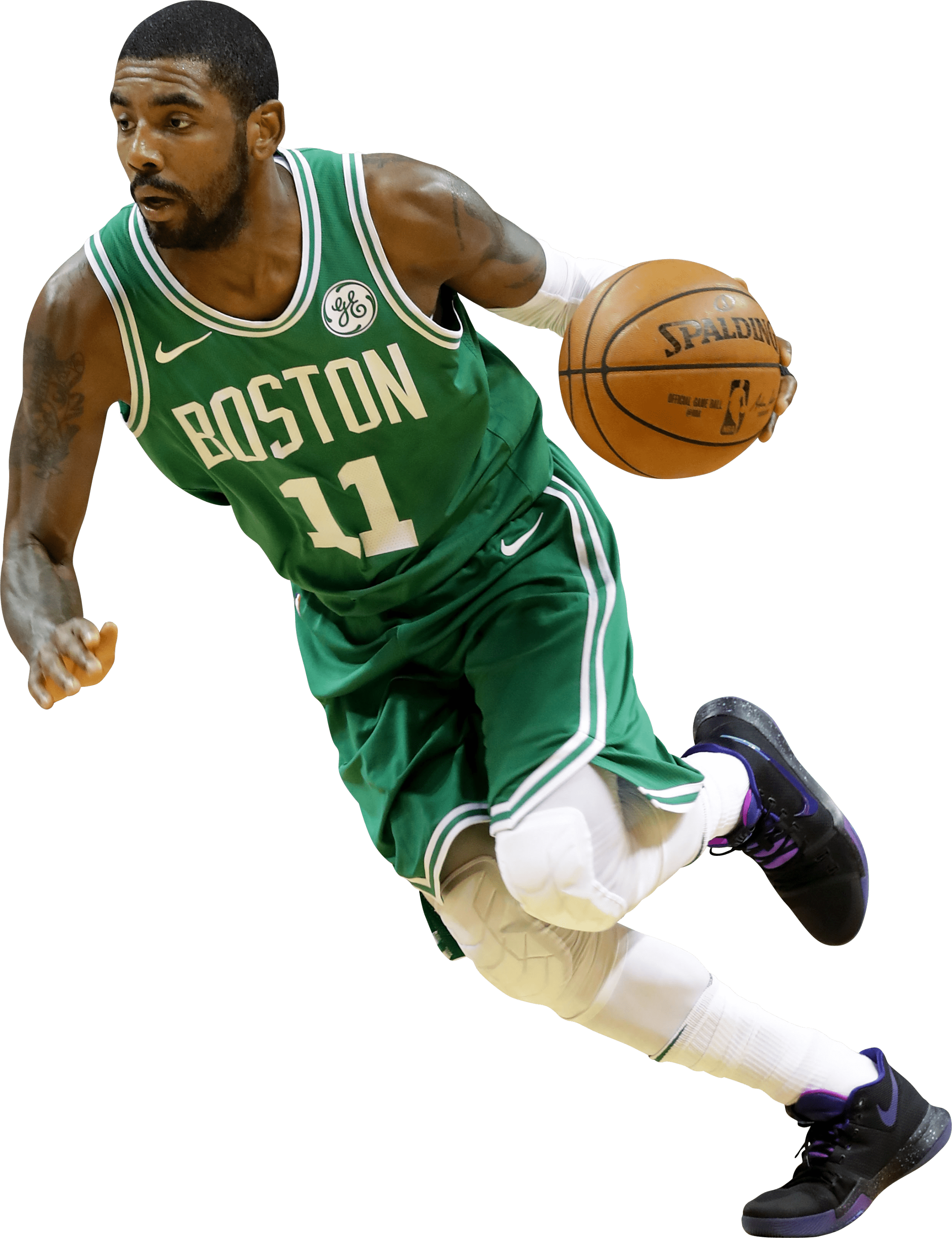 Celebrities - Kyrie Irving Celtics Transparent Clipart - Large Size Png 