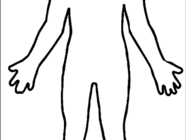 Human Body Outline Printable Clipartsco