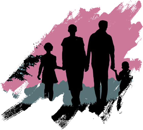 Why Use Family Planning - Family Silhouette Teenagers Clipart - Large ...