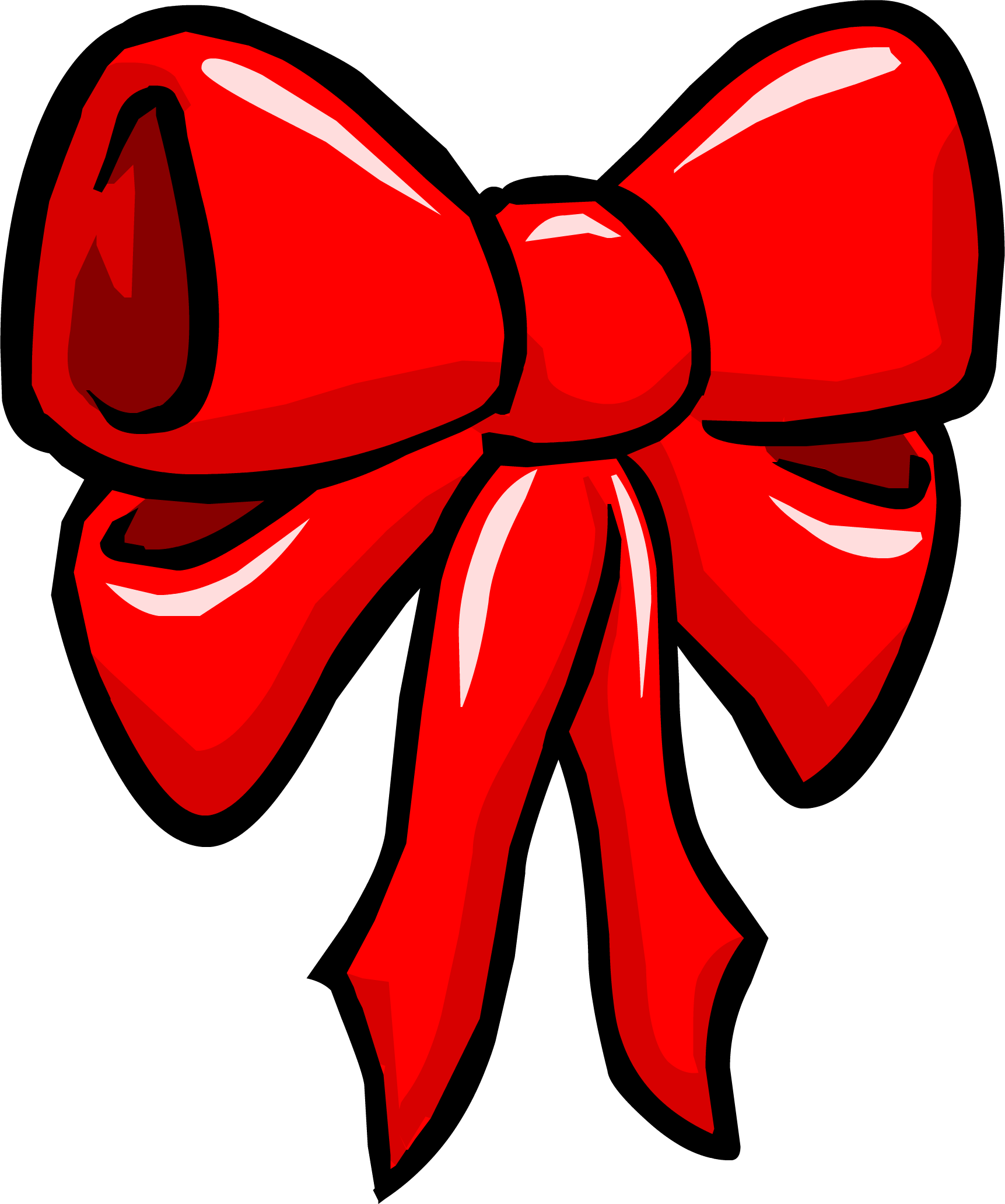 Christmas Ribbon Clipart File - Christmas Ribbon Cartoon - Png Download ...