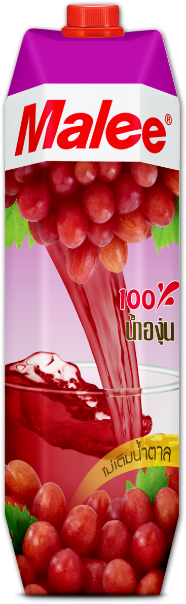 Malee Grape Juice 1l - Malee Pomegranate Juice Clipart - Large Size Png ...