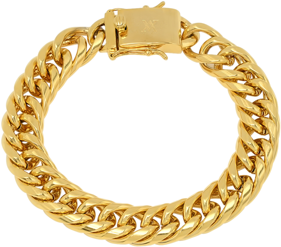 Bracelet Vector Cuban Link Chain - Złota Bransoletka Damska Próba 333 ...