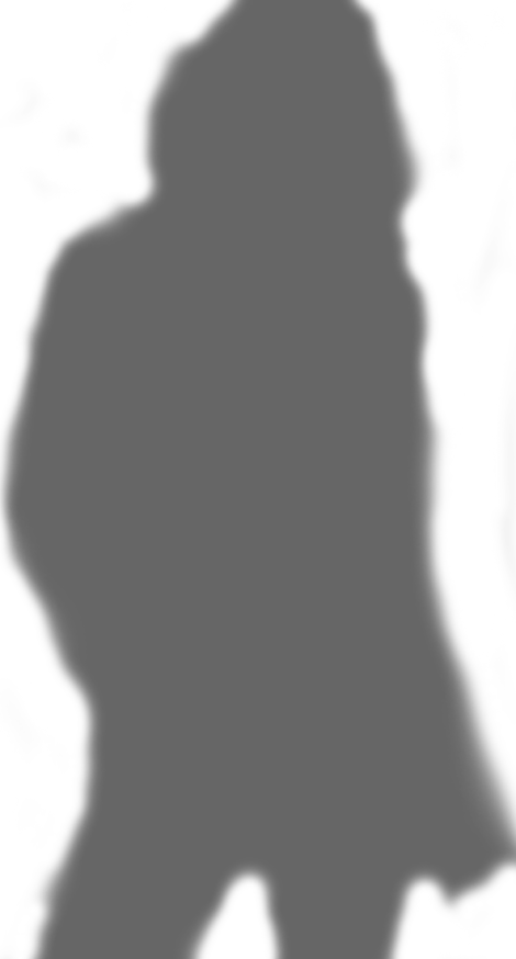 Model-470x874 - Silhouette Clipart (470x874), Png Download