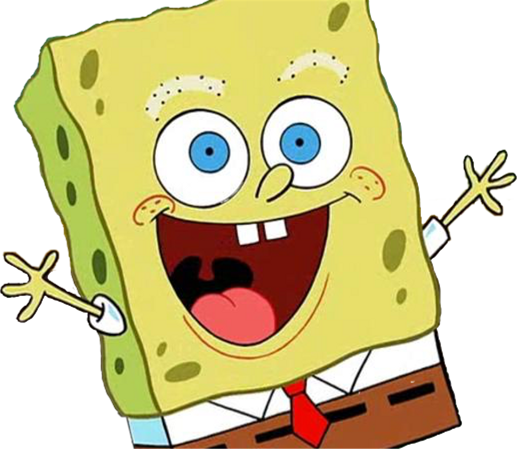 Spongebob Licking Meme Clipart With A Transparent Background 