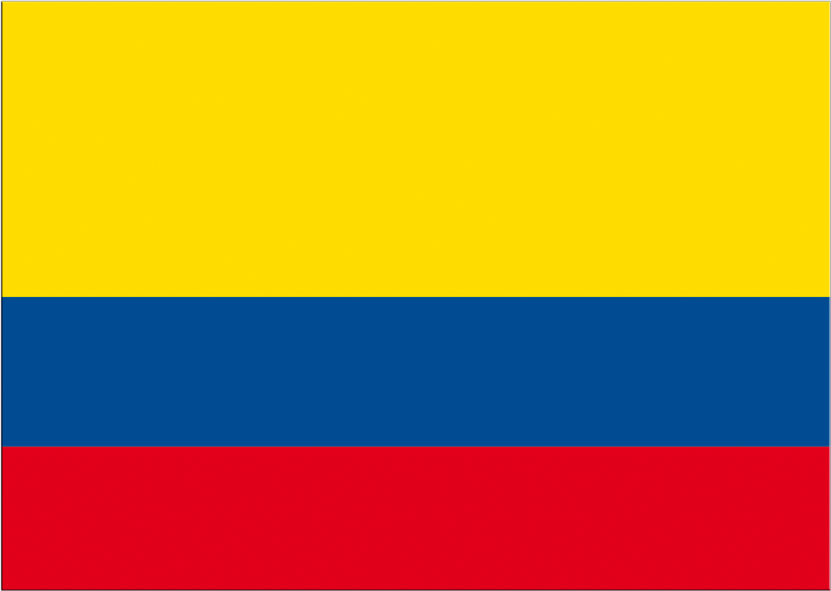 Colombian Flag Png Kolumbien Flagge Clipart Large Size Png Image Pikpng