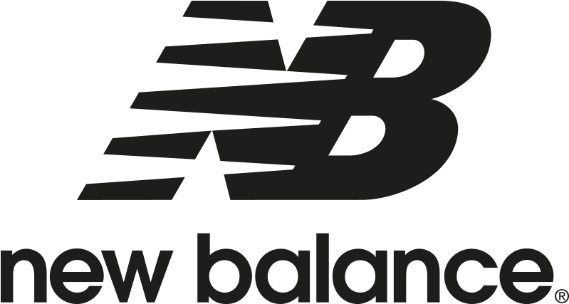 new balance white logo