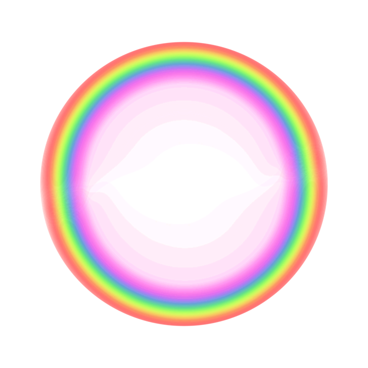 휘핑 Rainbow Png - Circle Clipart (728x728), Png Download