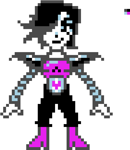 Mettaton - Mettaton Ex Sprite Clipart - Large Size Png Image - PikPng