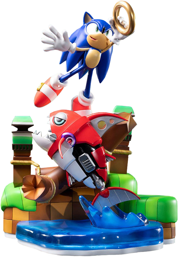 Sonic The Hedgehog - Sonic Vs Chopper Clipart - Large Size Png Image ...