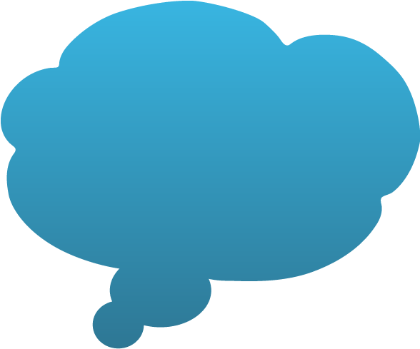 Cloud Thought Bubbles Png Clipart (587x543), Png Download