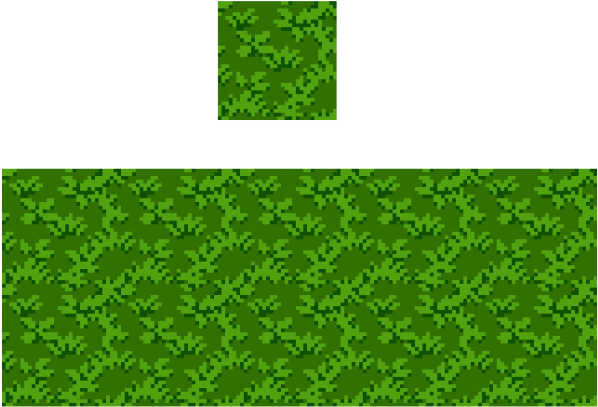 Drawn Lawn Pixel - Grass Sprites Clipart (640x480), Png Download