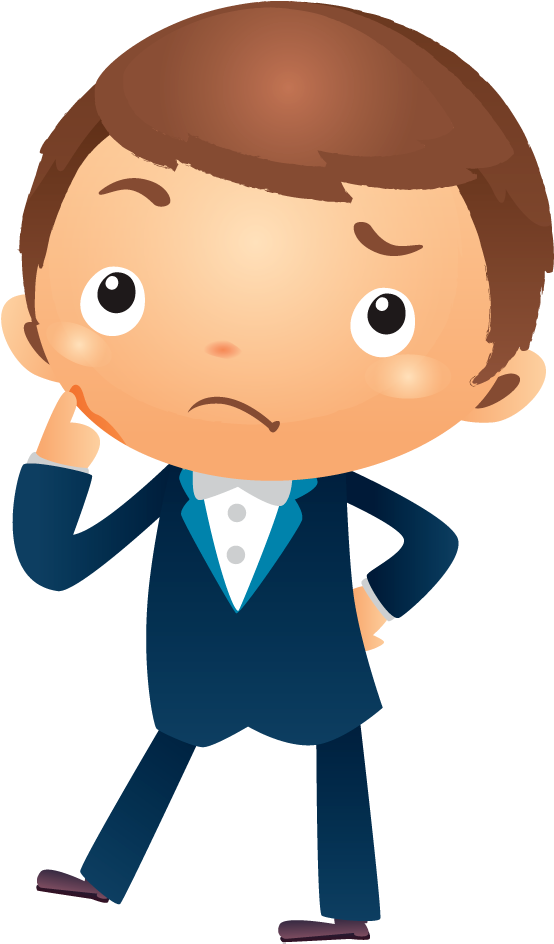 Download Person Thinking Png - Boy Thinking Cartoon Png Clipart Png