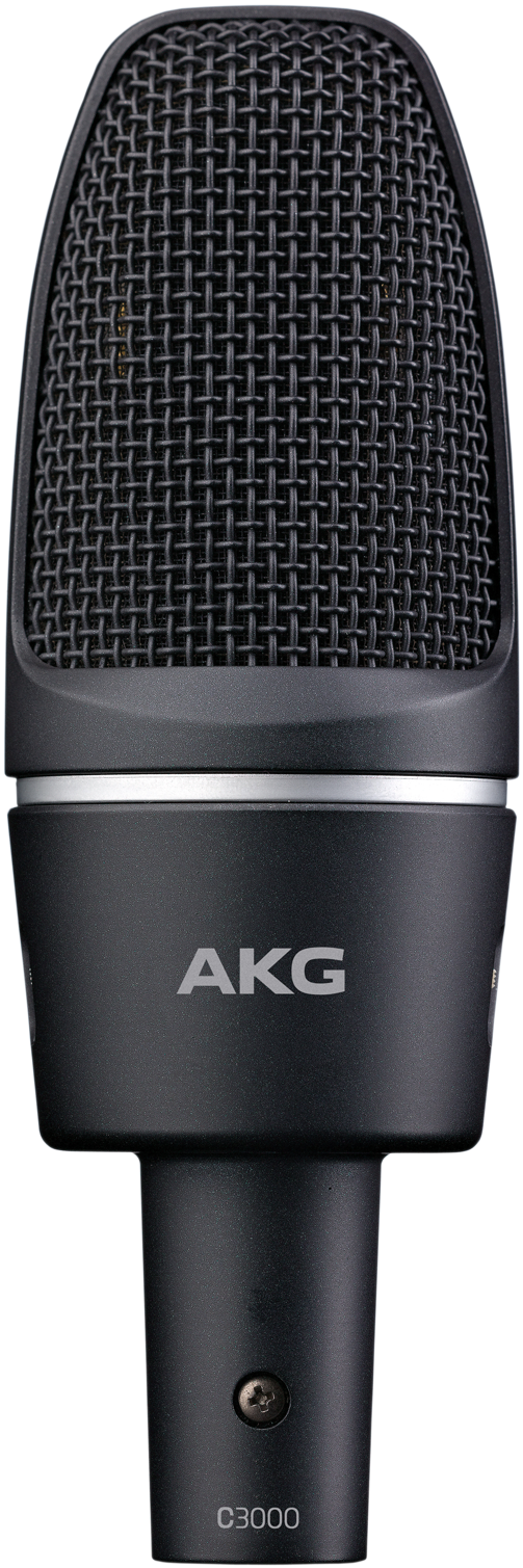 Studio Microphone Png - Akg C 3000 Clipart - Large Size Png Image - PikPng