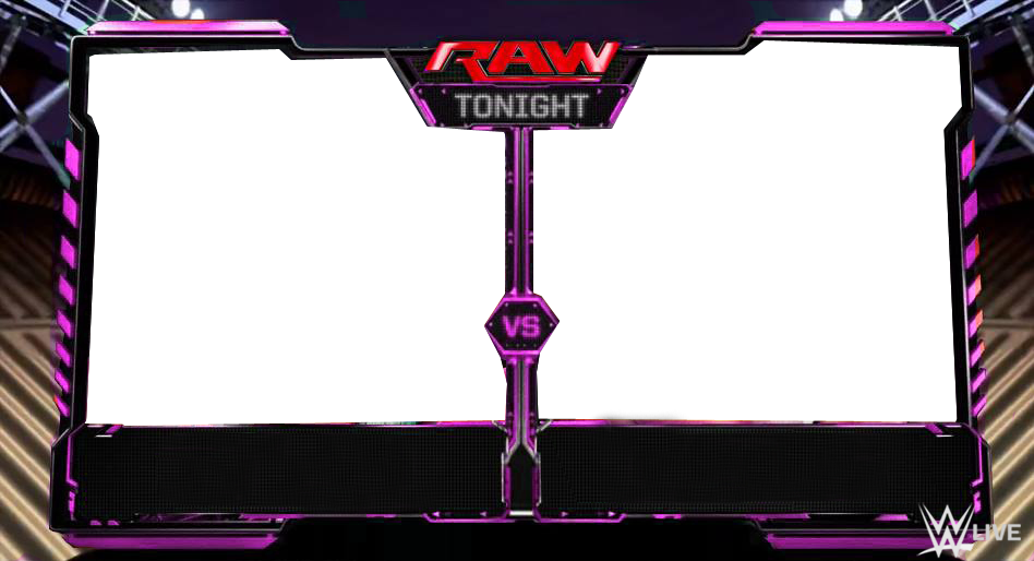 This Is A Background Free Image It Doesn T Contain Wwe Raw Match Card Clipart Large Size Png Image Pikpng