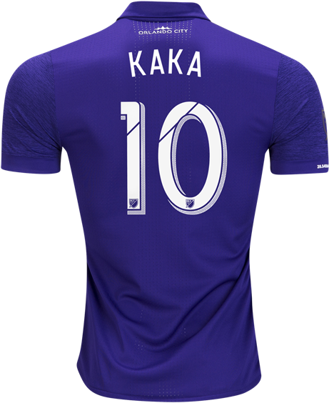 Orlando City Sc 2017 Home Jersey Kaka - Polo Shirt Clipart - Large Size ...