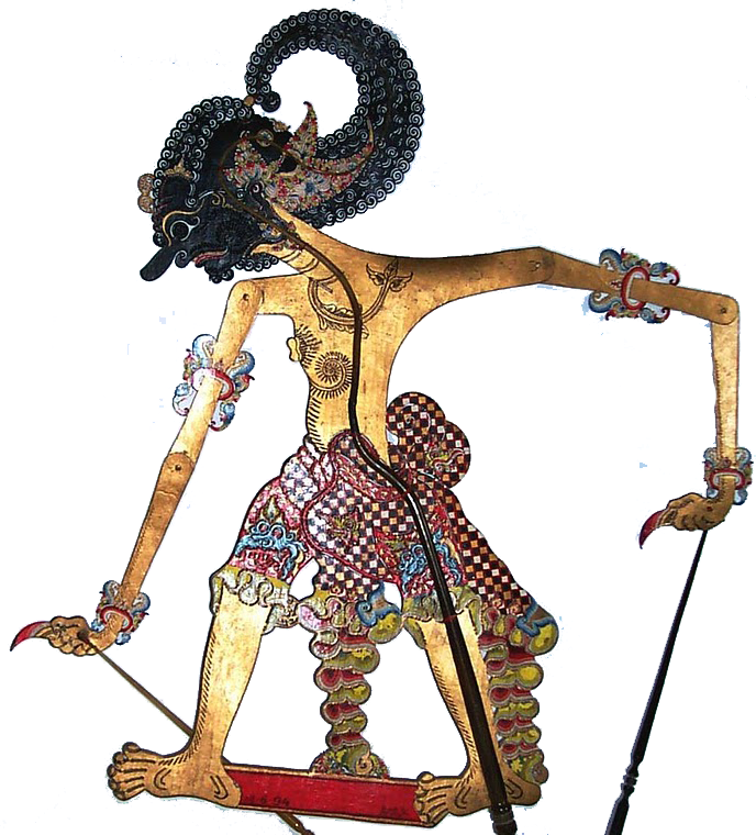 Download Wayang Gatotkaca Png - Bima Character Wayang Kulit Clipart Png