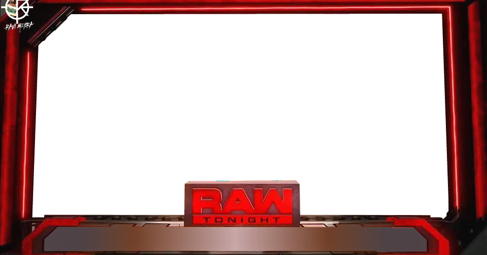 Wwe Raw Match Card Template Led Backlit Lcd Display Clipart Large Size Png Image Pikpng