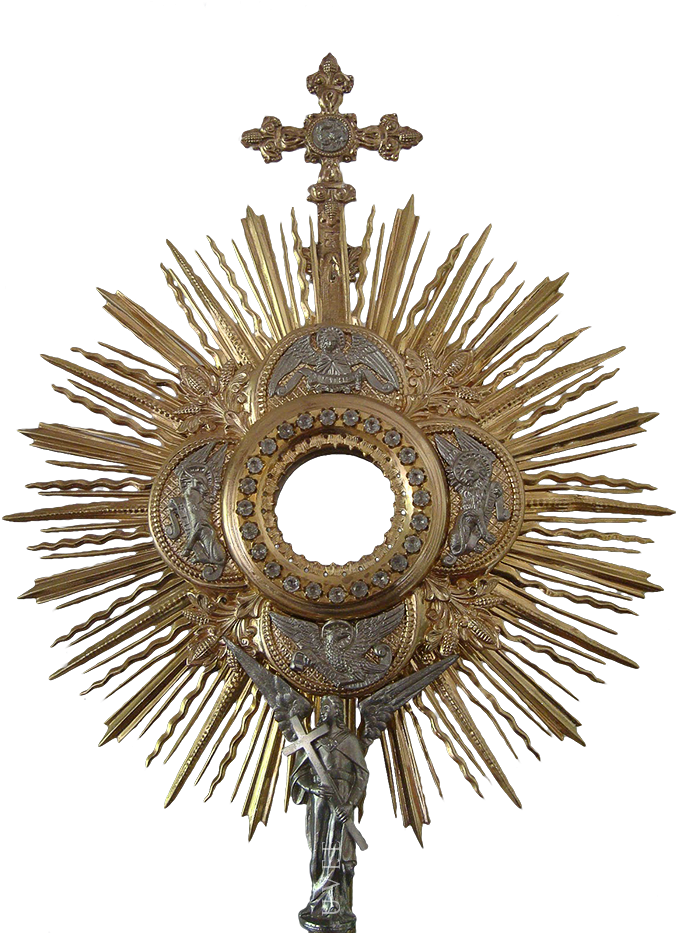 Monstrance - Blessed Sacrament Clipart - Large Size Png Image - PikPng