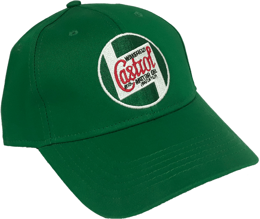 Download Download Race/rally Cap Cap With Embroidered Classic Castrol - Castrol Motor Oil Hat Clipart Png ...