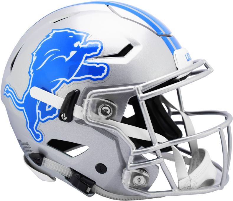 Lions Speedflex Helmet - Detroit Lions Clipart - Large Size Png Image ...