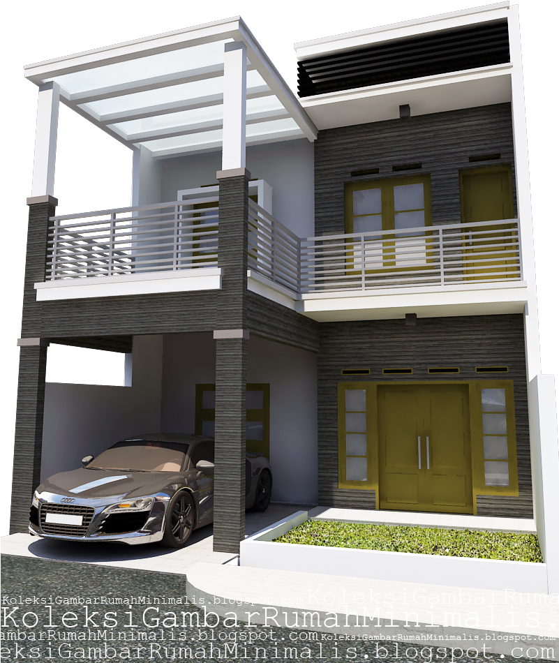 Download Contoh Gambar Rumah Minimalis 2 Lantai Desain Rumah