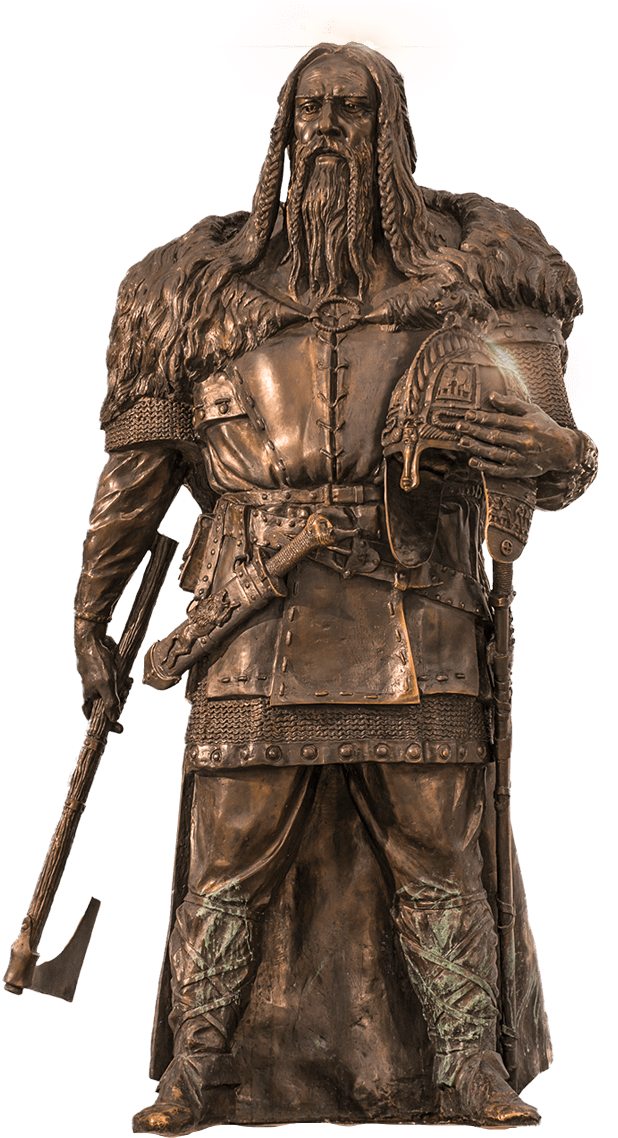 Beowulf Is A Geatish Hero Who Fights The Monster Grendel, - Statue Clipart (710x1158), Png Download