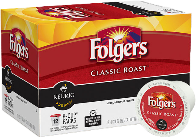 Folgers Coffee Clipart - Large Size Png Image - PikPng