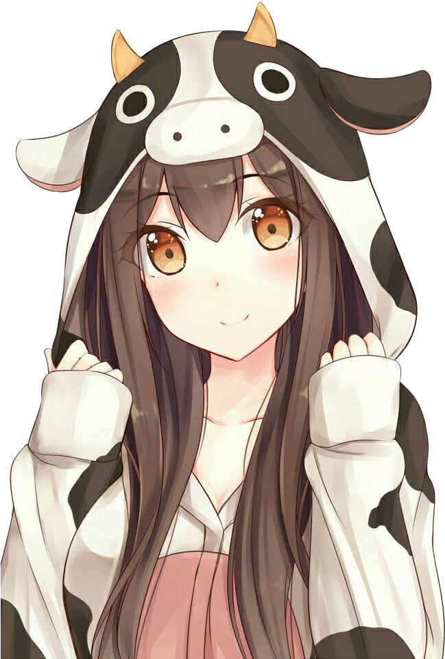 рендеры аниме аниме Рендеры Anime Anime Render Anime Girl Cow