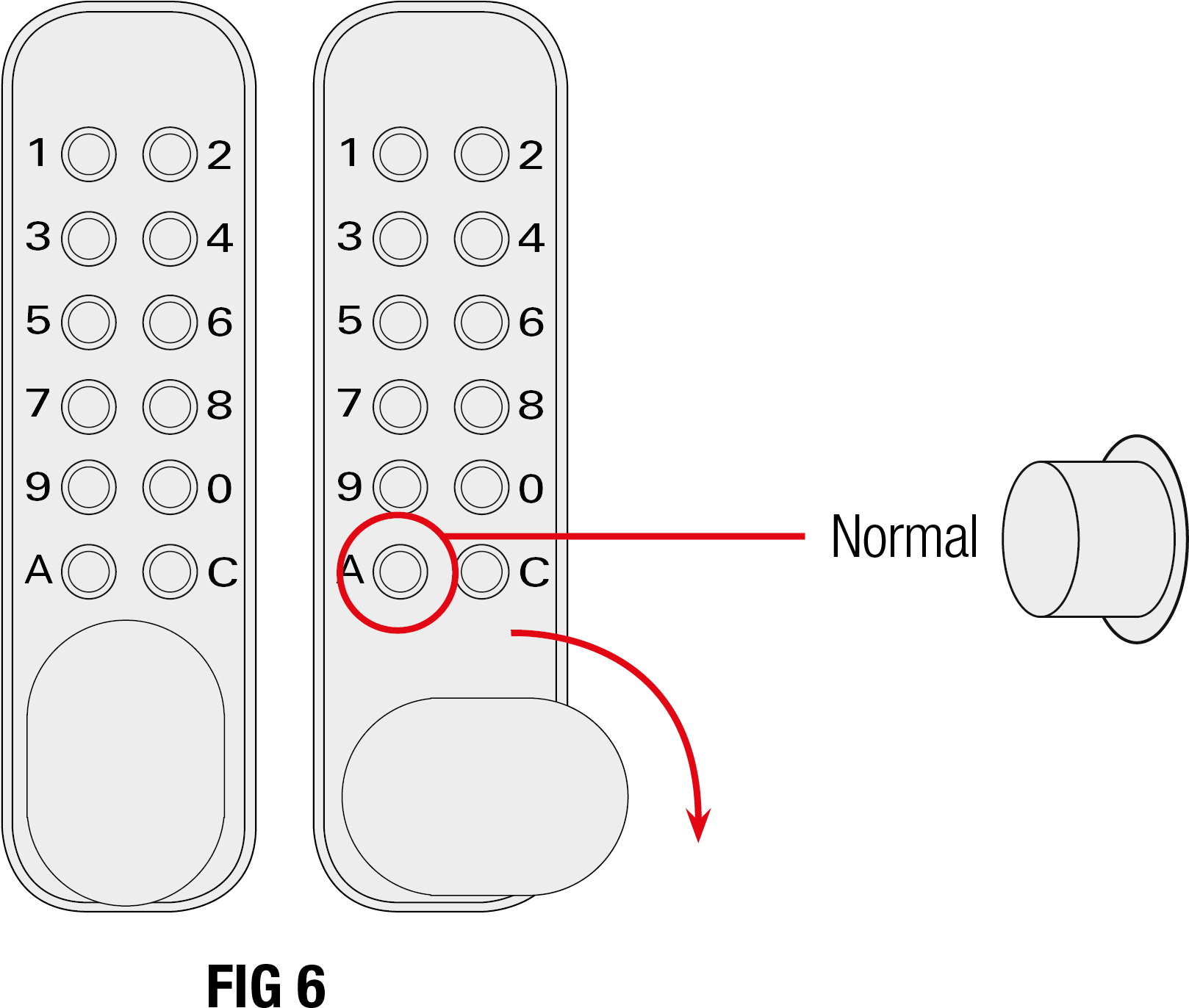 Select And Enter Your New Code Rotating Each Digit - Circle Clipart ...