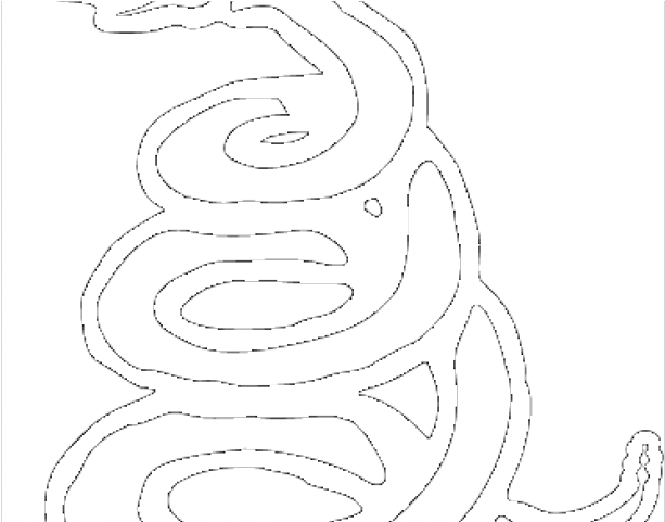 Metallica Snake Clipart (640x480), Png Download