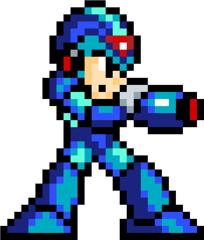 Download Mega Man X - Megaman X 8 Bits Clipart Png Download - PikPng