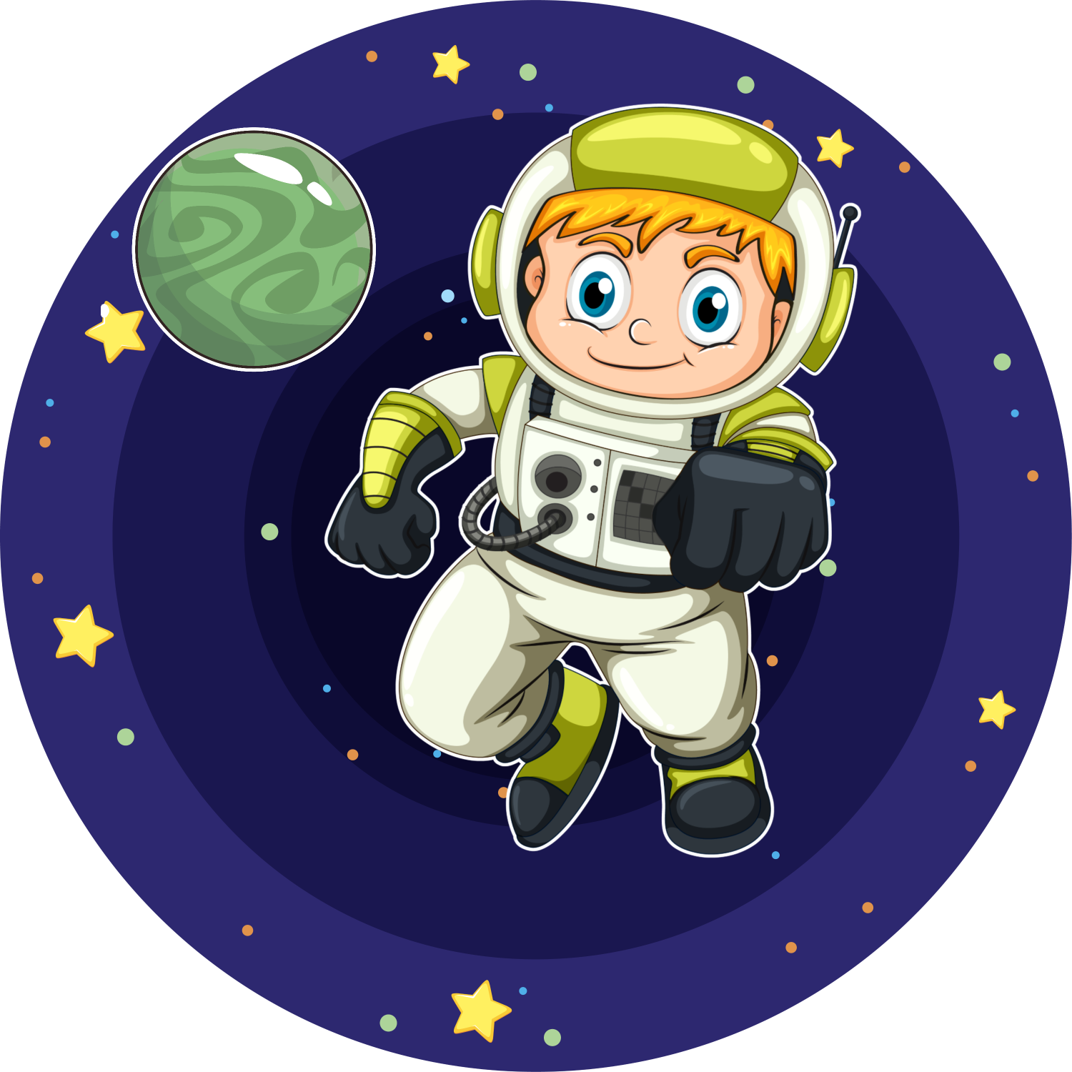 Astronaut Vector Baby Astronaut Clipart Large Size Png Image Pikpng