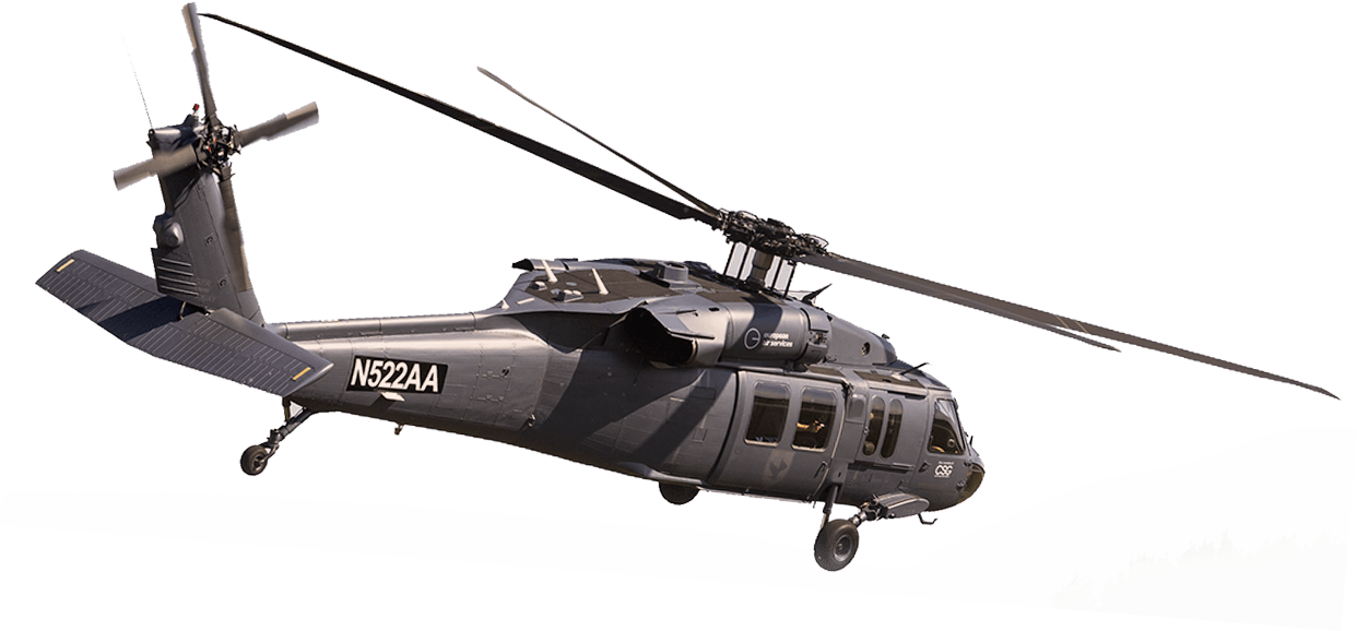 Uh-60 Blackhawk - Helikopter Forsvaret Clipart - Large Size Png Image ...