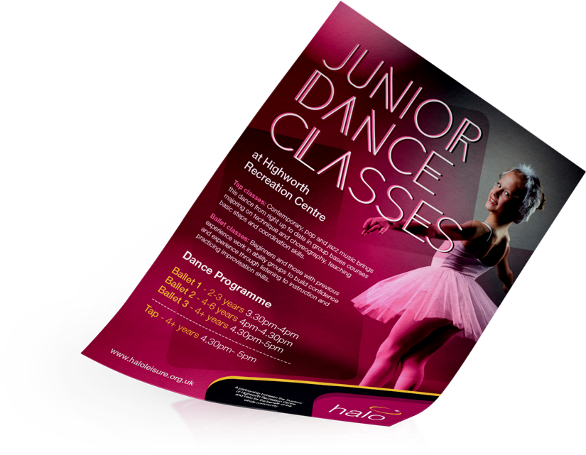 Halo-dance - Flyer Clipart (1459x640), Png Download