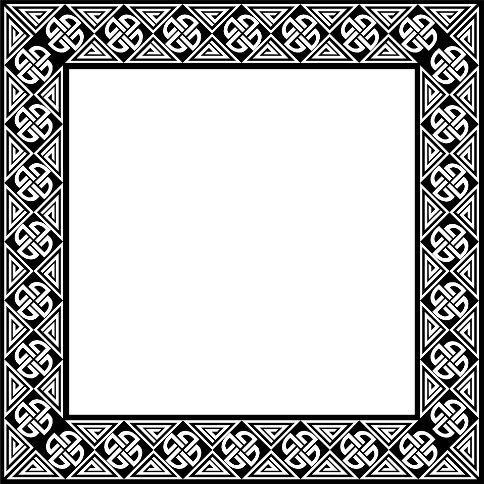 Black Ornate Frame Png Picture Frame High Gloss Lacquer - Circle ...