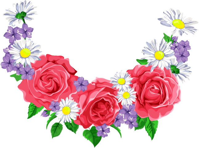 Download Flower Border Greeting Card Designs Clipart Png Download - PikPng