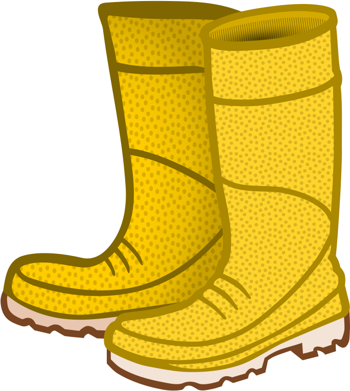 Download Clip Library Download Rubber Boots Coloured Medium