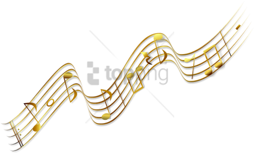 Download Free Png Gold Music Notes Png Png Image With Transparent ...