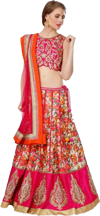 red bridal lehenga png free image download bhagalpuri silk saree clipart large size png image pikpng red bridal lehenga png free image