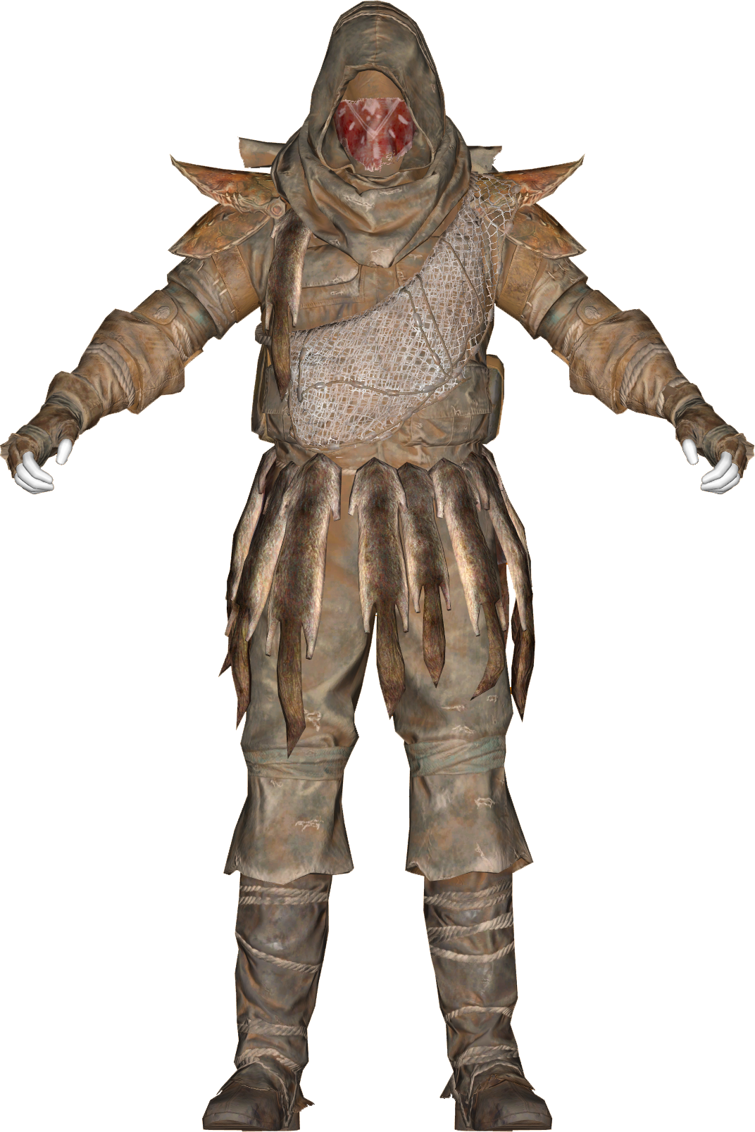 Download Hunter's Hood - Fallout 4 Hunter's Pelt Outfit Clipart Png