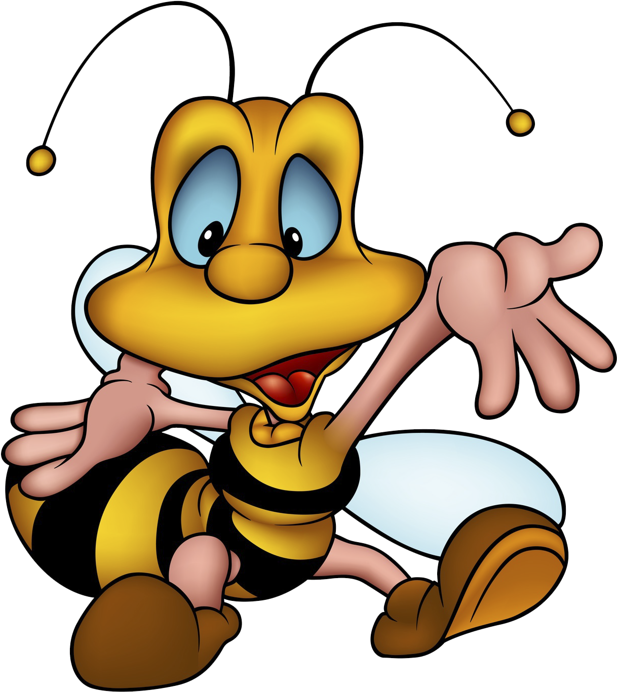 Welcome Clip Art - Cartoon Wasp - Png Download - Large Size Png Image ...