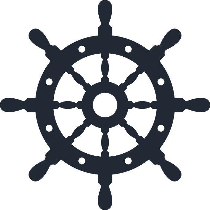 Large Logo Icon - Clip Art Ship Wheel - Png Download - Large Size Png ...